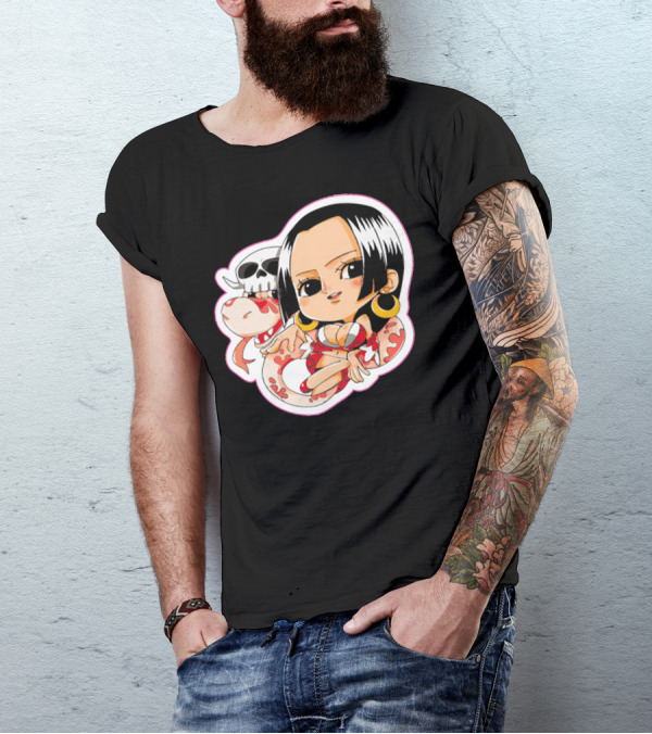 Boa Hancock Snake Empress Chibi Character T-Shirt