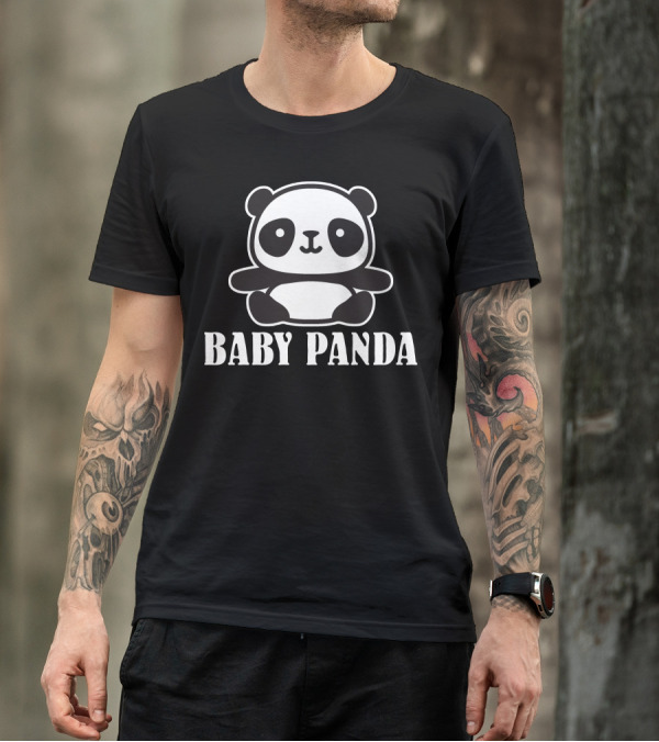 Baby Panda Cute Cartoon Bear T-Shirt