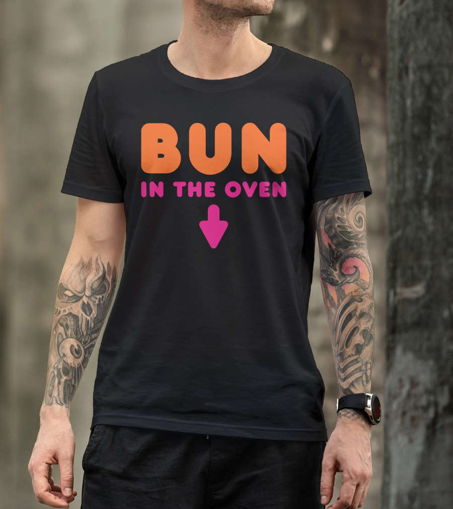 Bun In The Oven Down Arrow T-Shirt