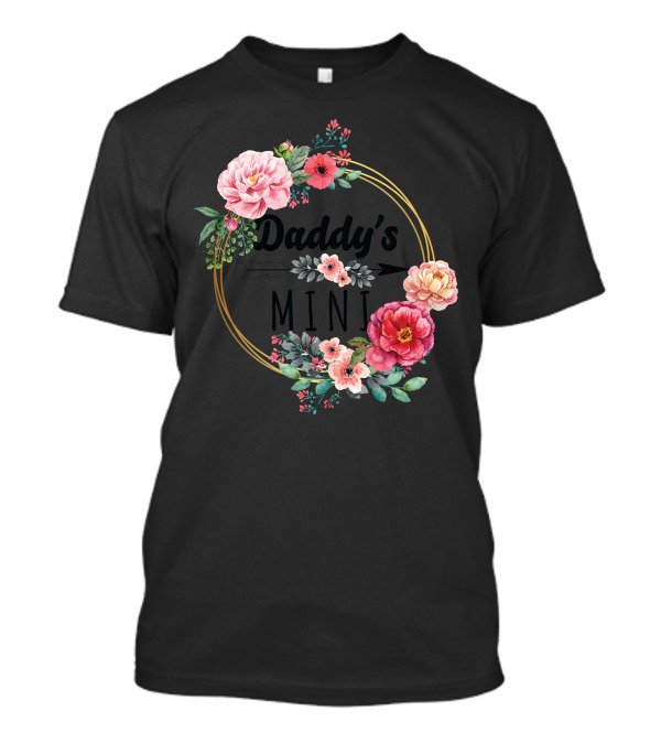 Daddy's Mini Floral Wreath T-Shirt
