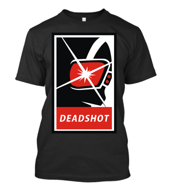Deadshot Suicide Squad Minimalist Iconic Target Visor T-Shirt
