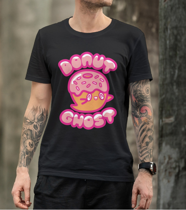 Donut Ghost Sweet Sprinkles Fun Character T-Shirt