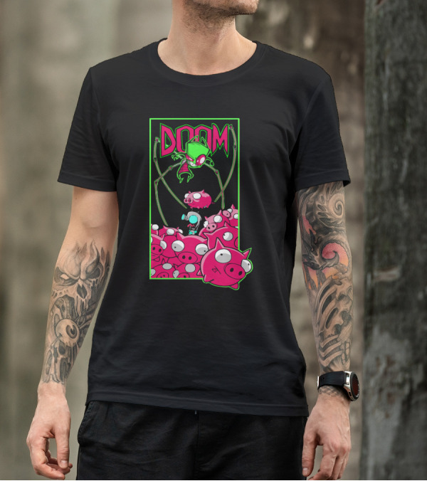 Invader Zim Doom Piggies T-Shirt