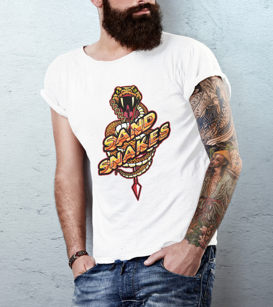 Dorne Sandsnakes Snake And Spear T-Shirt