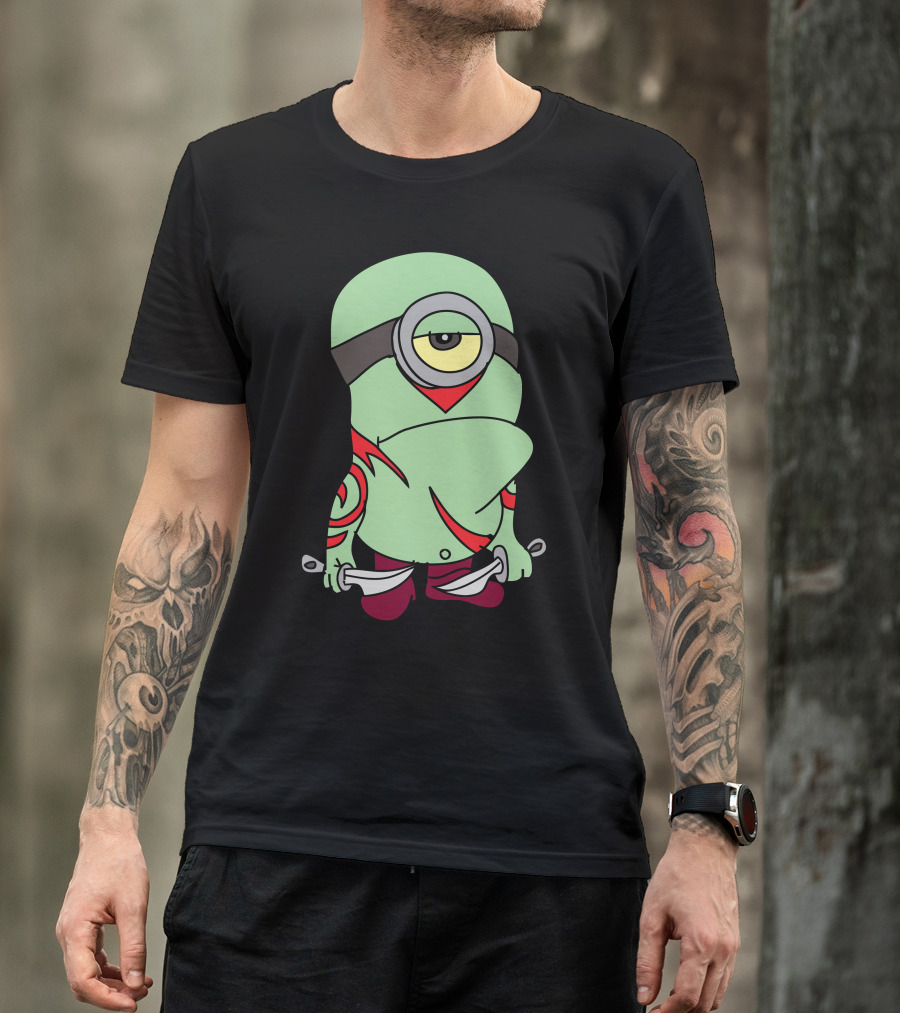Drax The Minstroyer Minion Mashup Guardians Fusion T-Shirt