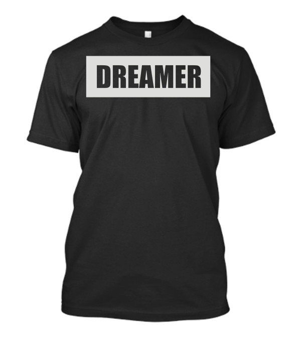 DREAMER Bold Block Typography T-Shirt
