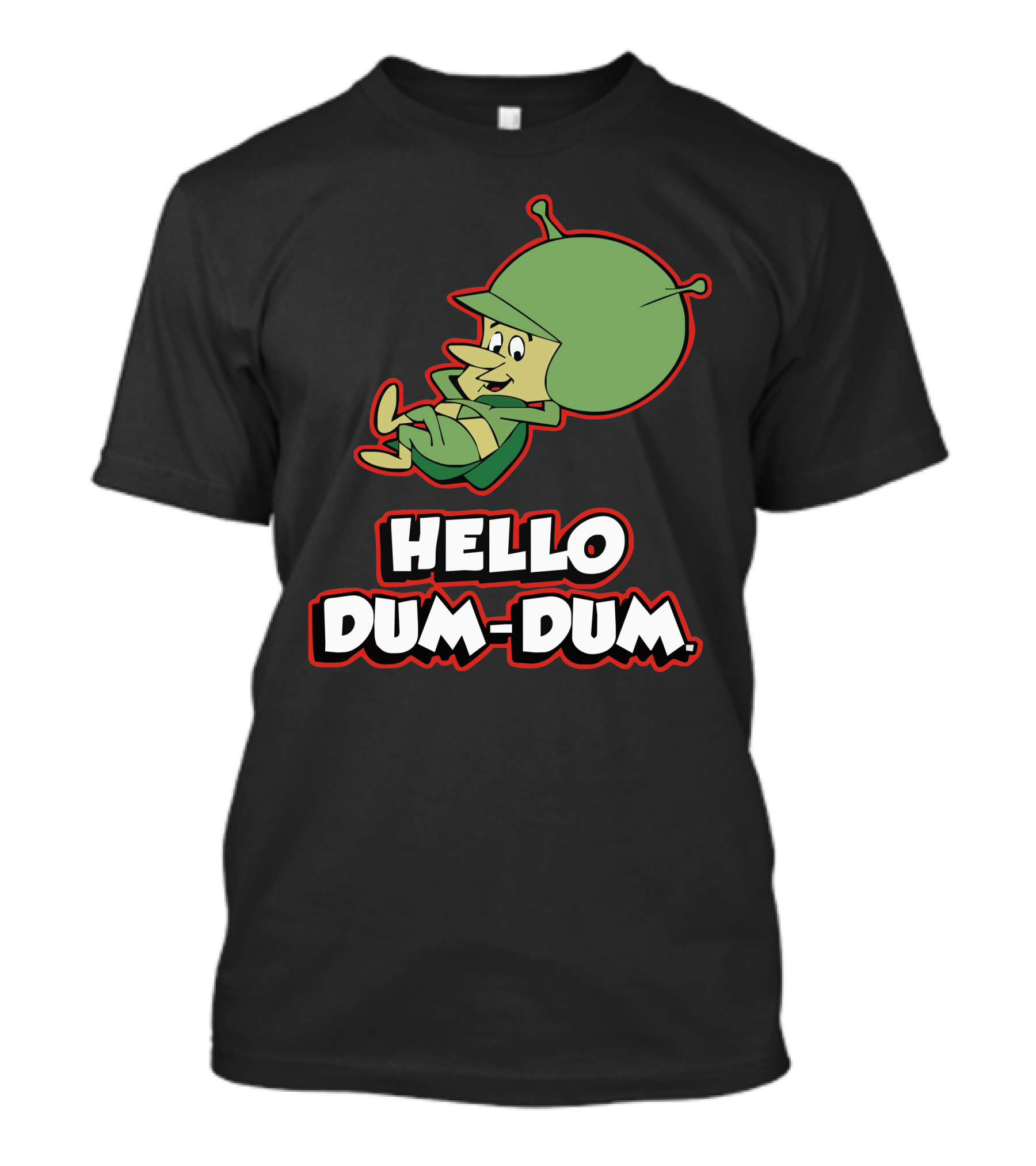 Hello Dum Dum Gazoo Alien Character T-Shirt