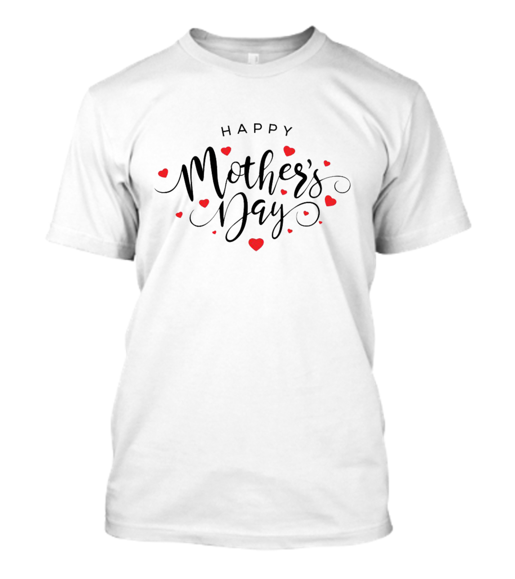H​a​p​p​y​ ​M​o​t​h​e​r​'​s​ ​D​a​y​ ​R​e​d​ ​H​e​a​r​t​s​ T-Shirt