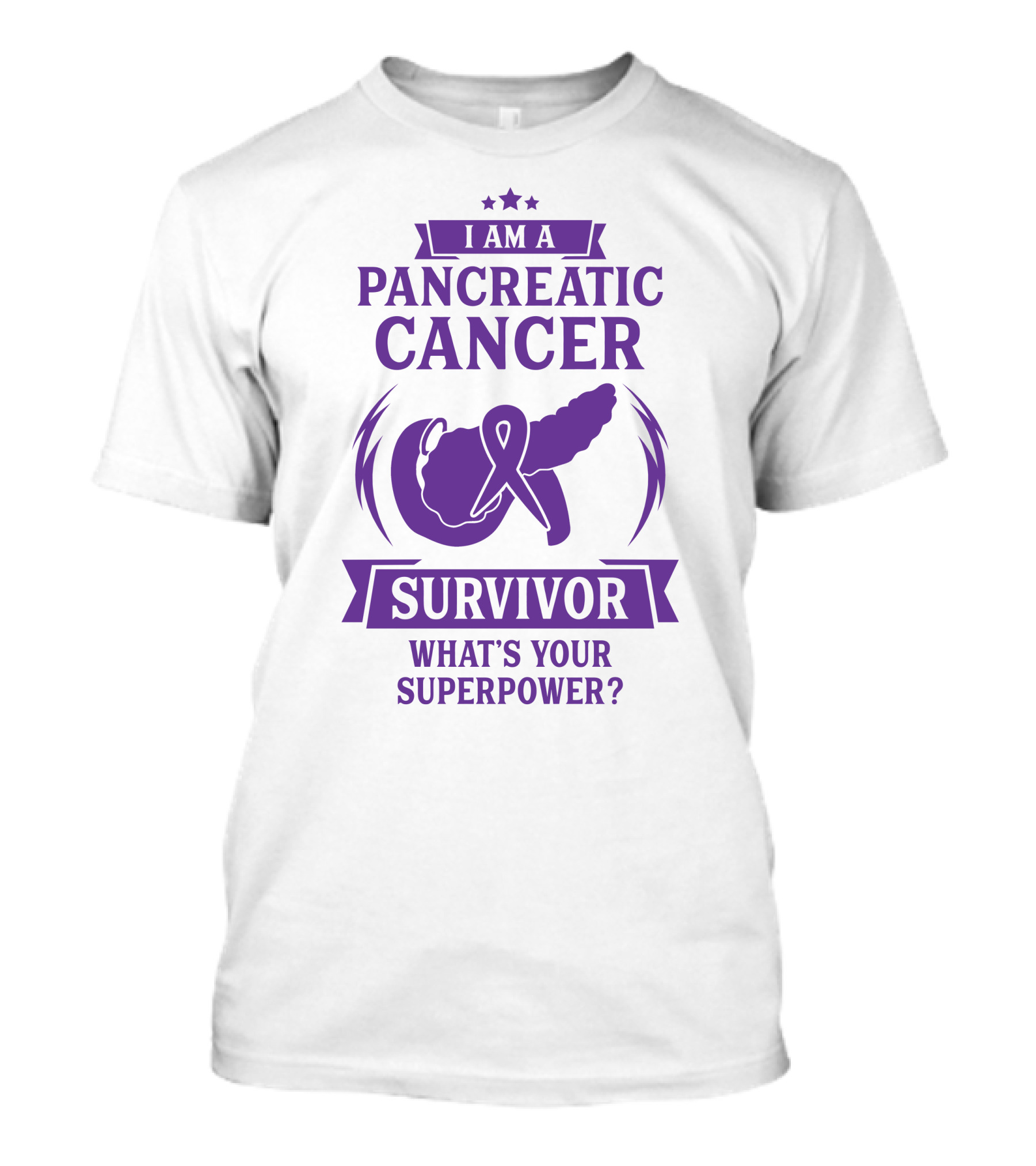 I Am A Pancreatic Cancer Survivor What's Your Superpower T-Shirt