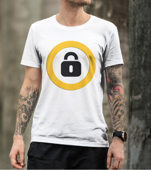 Key Low Lock Symbol Circle T-Shirt
