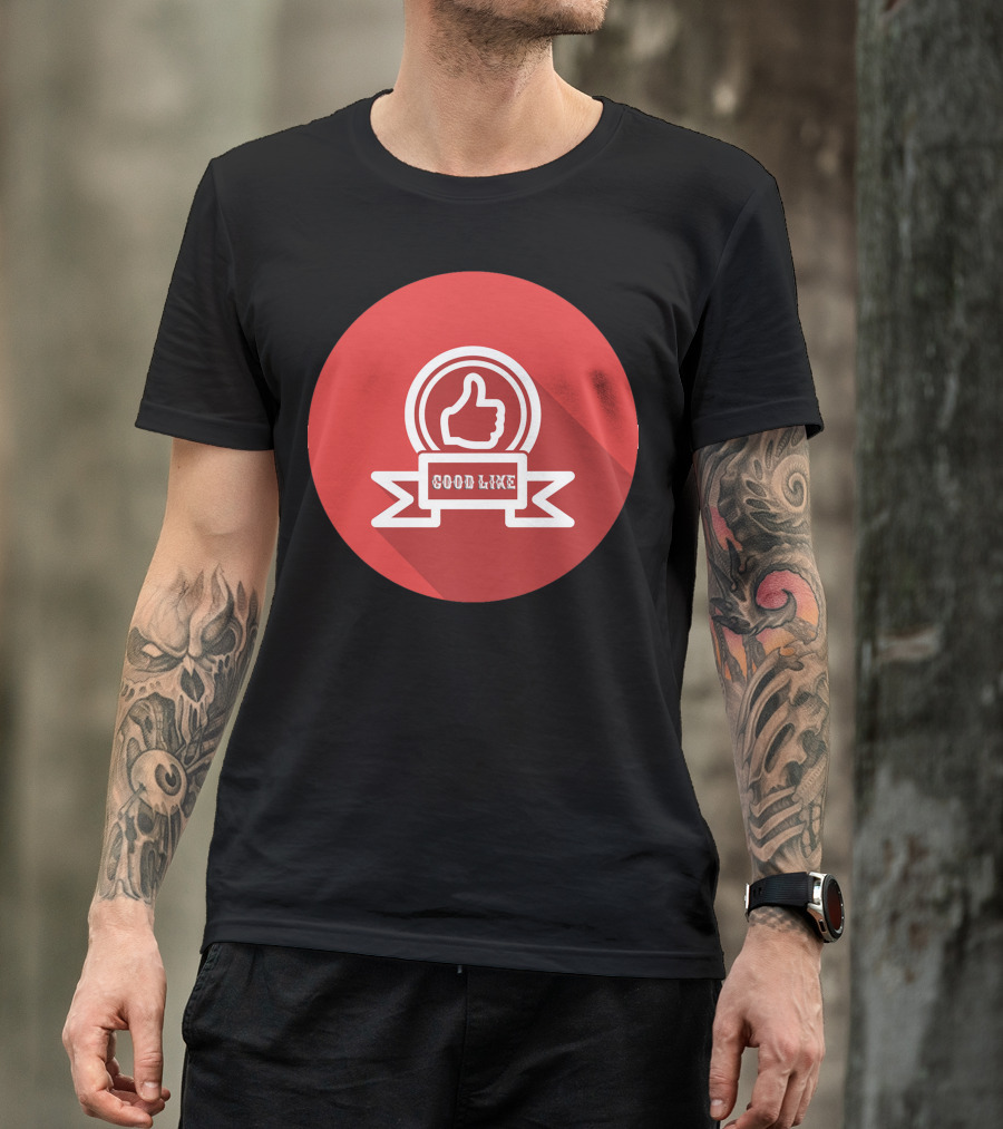 Good Like Thumbs Up Badge T-Shirt