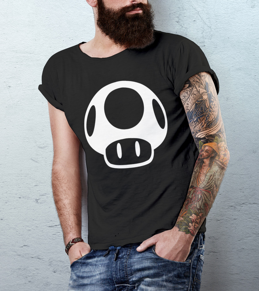 Super Mario Mushroom Masroom T-Shirt