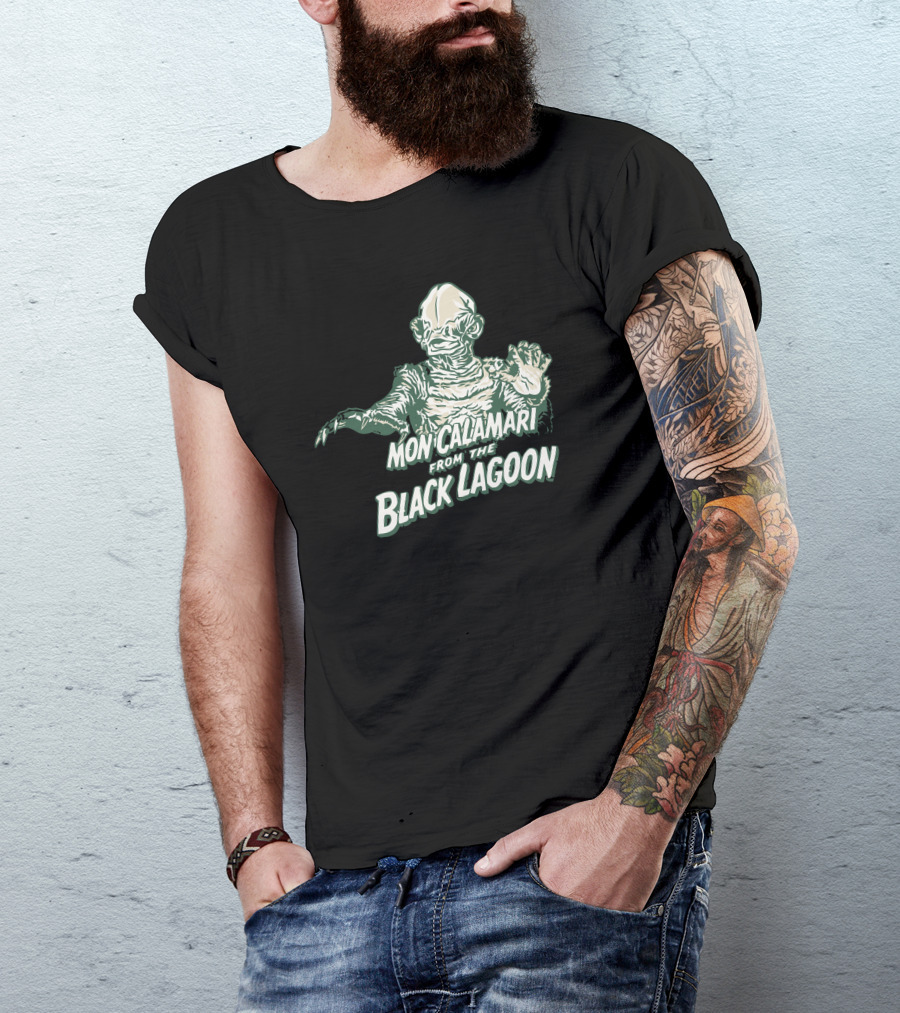 Mon Calamari From The Black Lagoon Creature Mashup T-Shirt