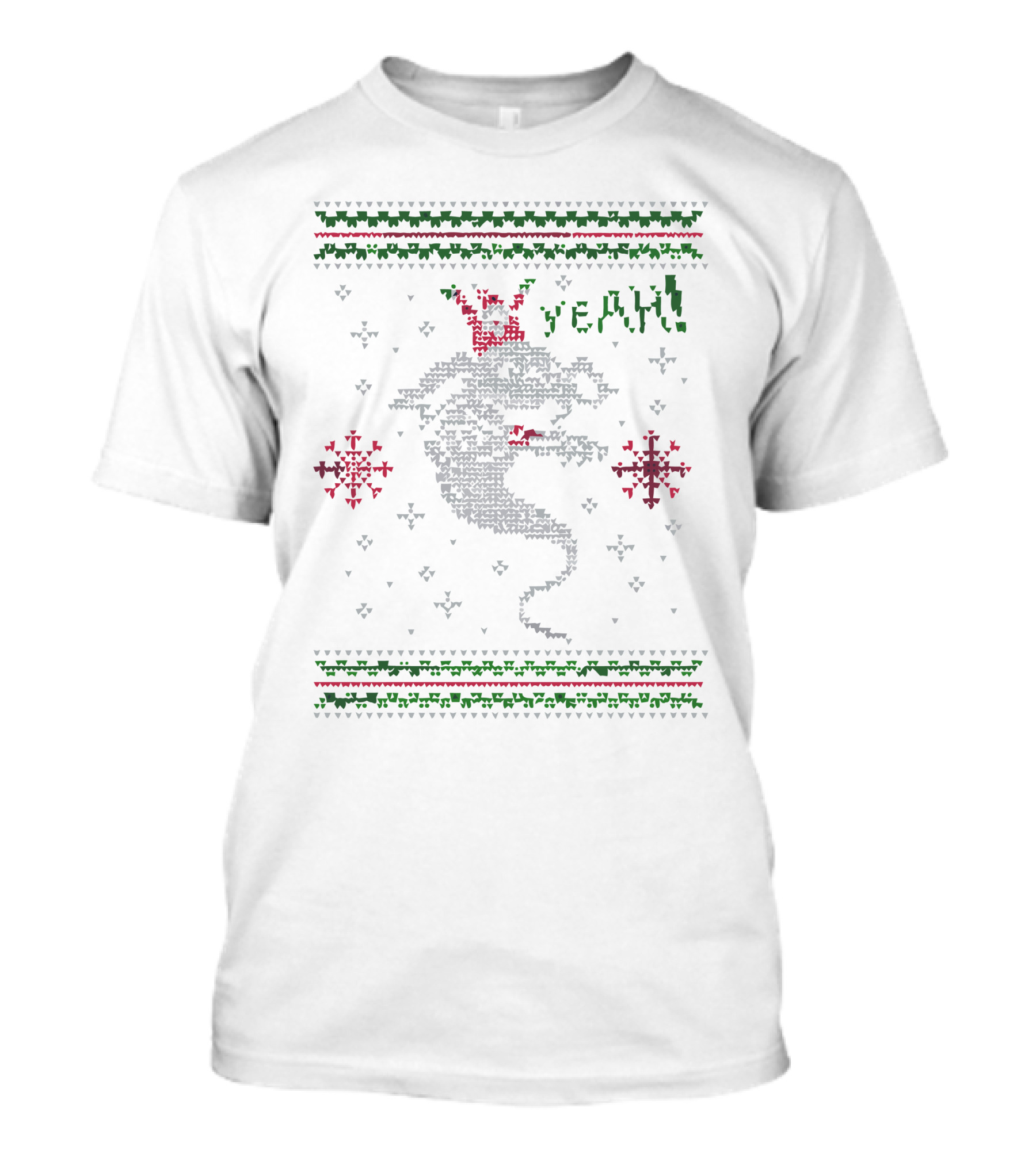 Ghostbusters Slimer Yeah Ugly Christmas T-Shirt