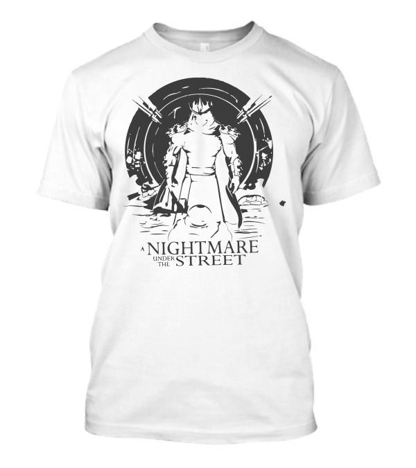 A Nightmare Under The Street Dark Knight Figure T-Shirt