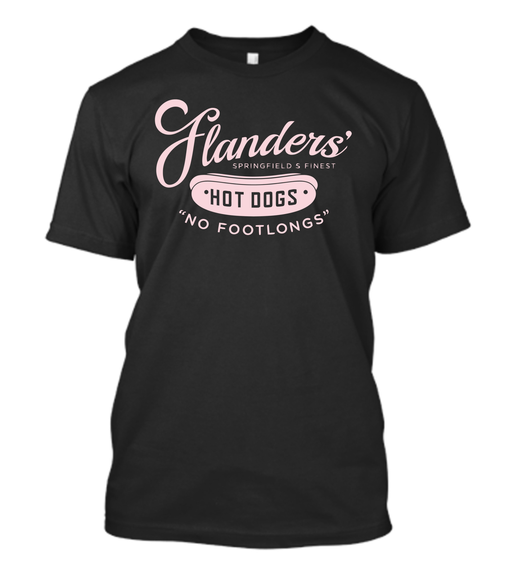 Flanders' Springfield's Finest Hot Dogs No Footlongs T-Shirt