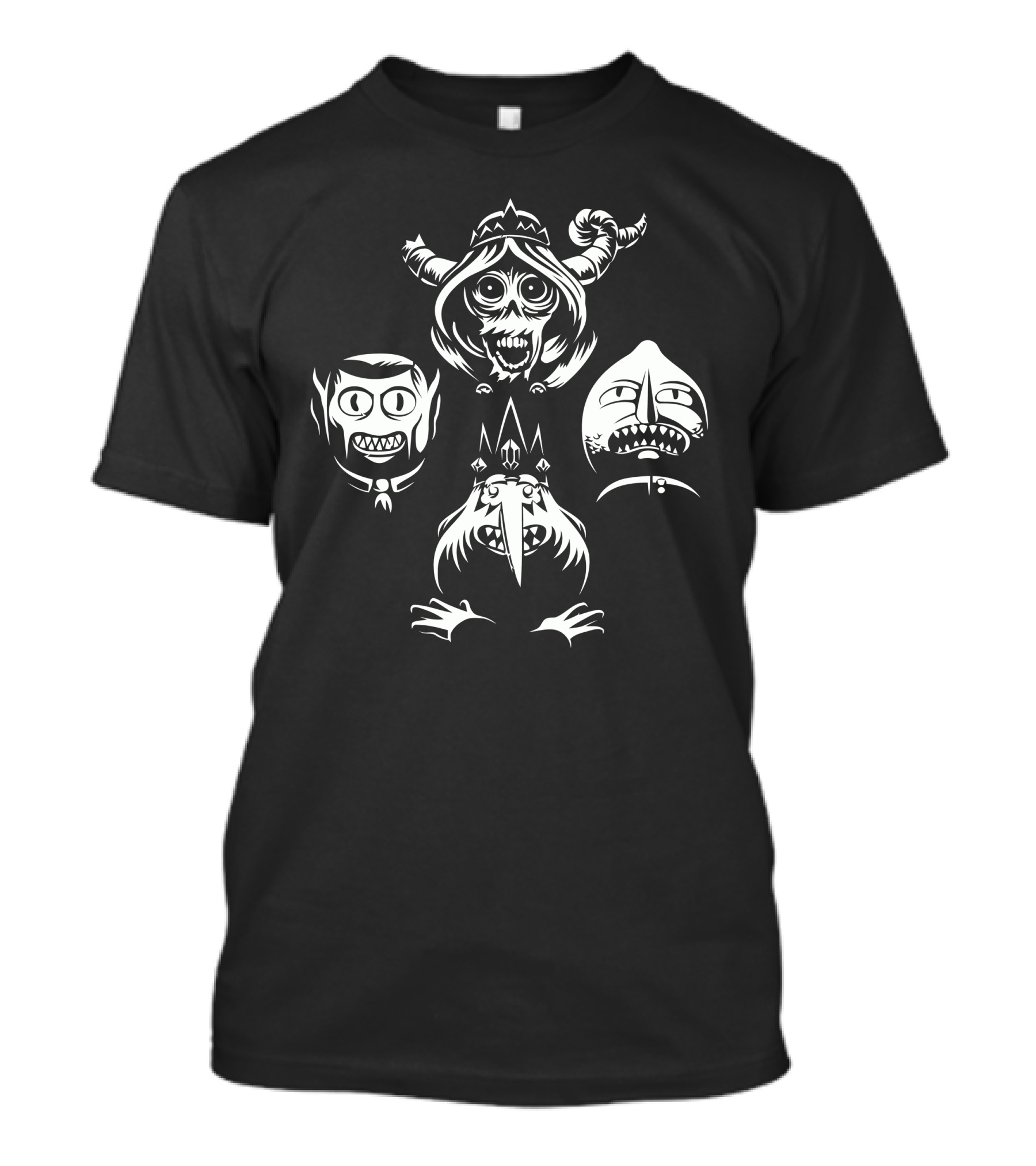 Oooian Rhapsody Adventure Time Characters In Queen Album T-Shirt