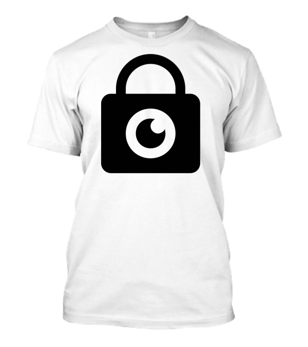 Padlock Eye Surveillance Symbol Lock Fusion T-Shirt