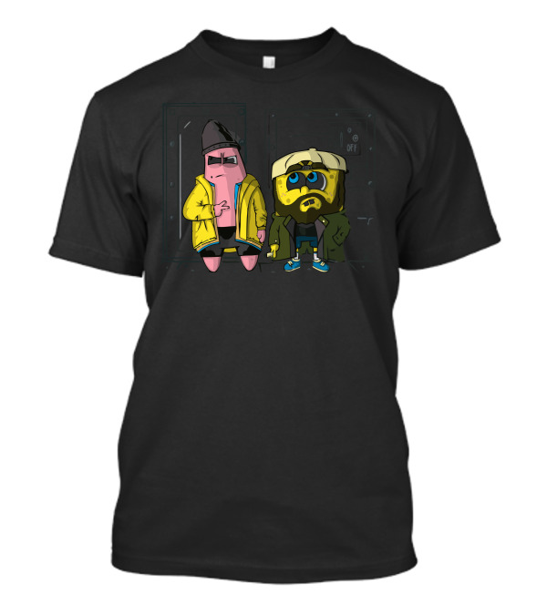 Patrick And SpongeBob Silent Jay And Bob Mashup T-Shirt