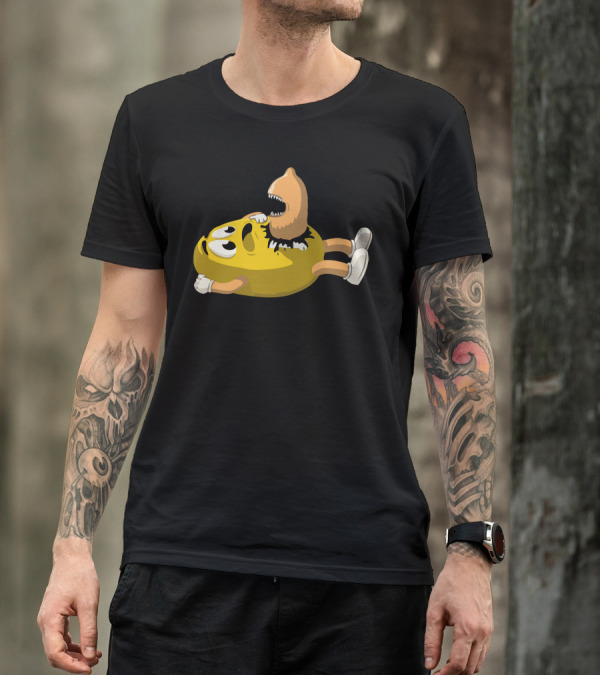 Peanut Inside Parody Alien Egg Burst T-Shirt