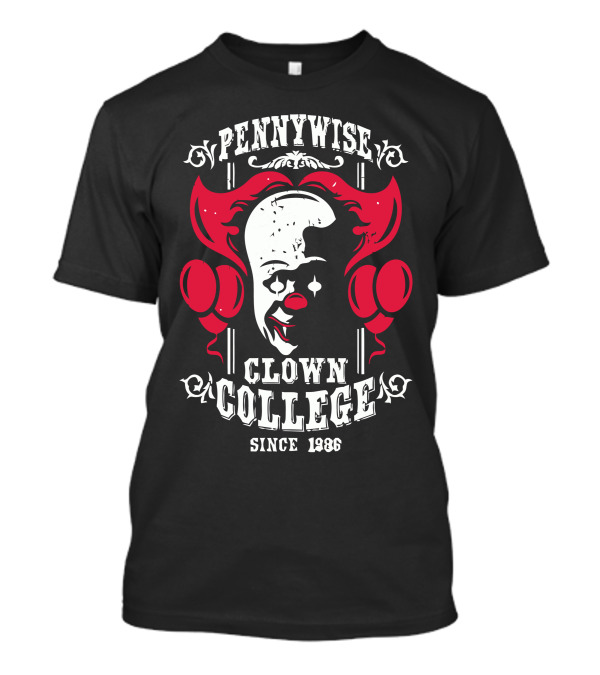 Pennywise Clown College Since 1986 Creepy Circus T-Shirt