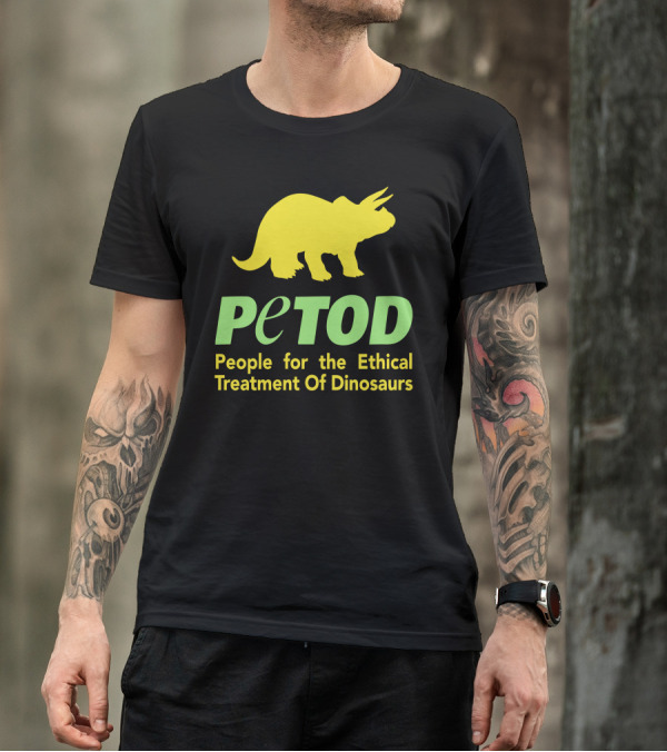 Petod People For The Ethical Treatment Of Dinosaurs Triceratops T-Shirt