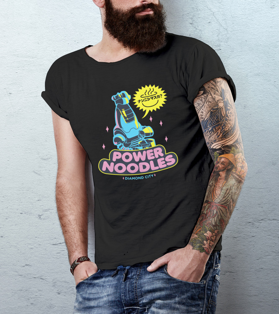 Power Noodles Diamond City Nanimasuka? T-Shirt