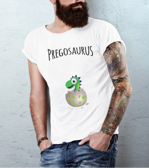Pregosaurus Dinosaur Hatching From Egg T-Shirt
