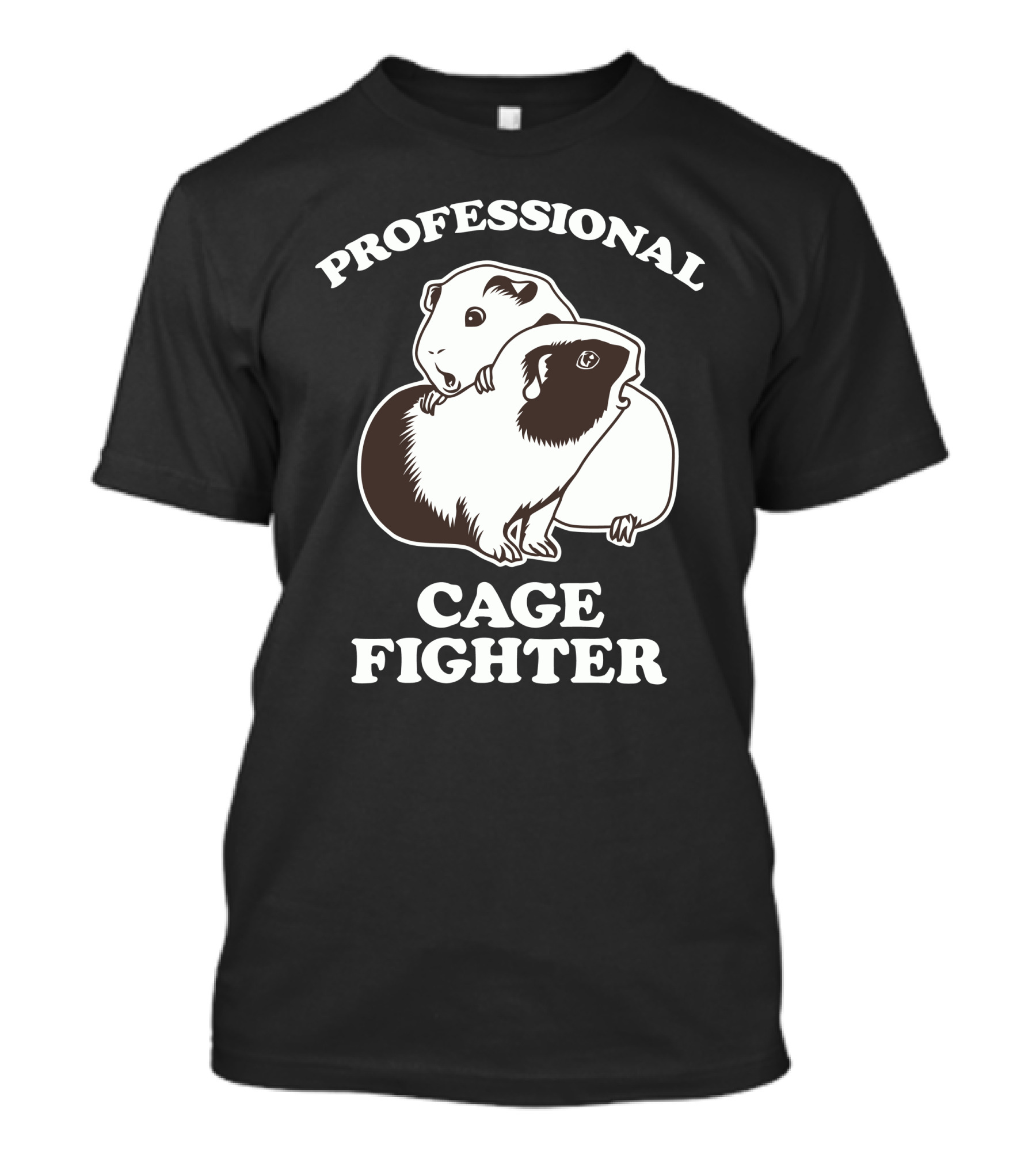 Professional Cage Fighter Guinea Pigs Championship T-Shirt