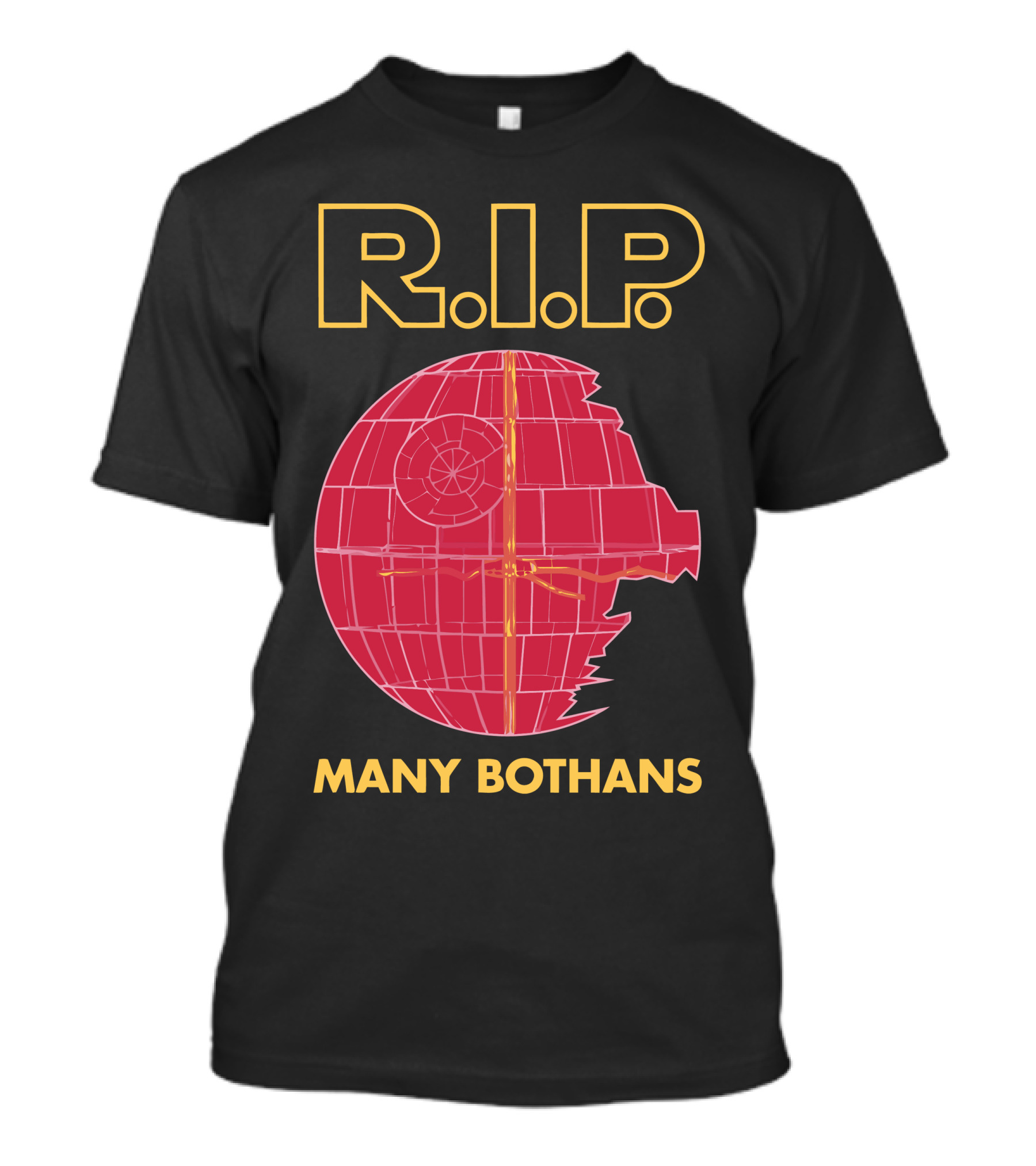 RIP Many Bothans Star Wars Death Star T-Shirt