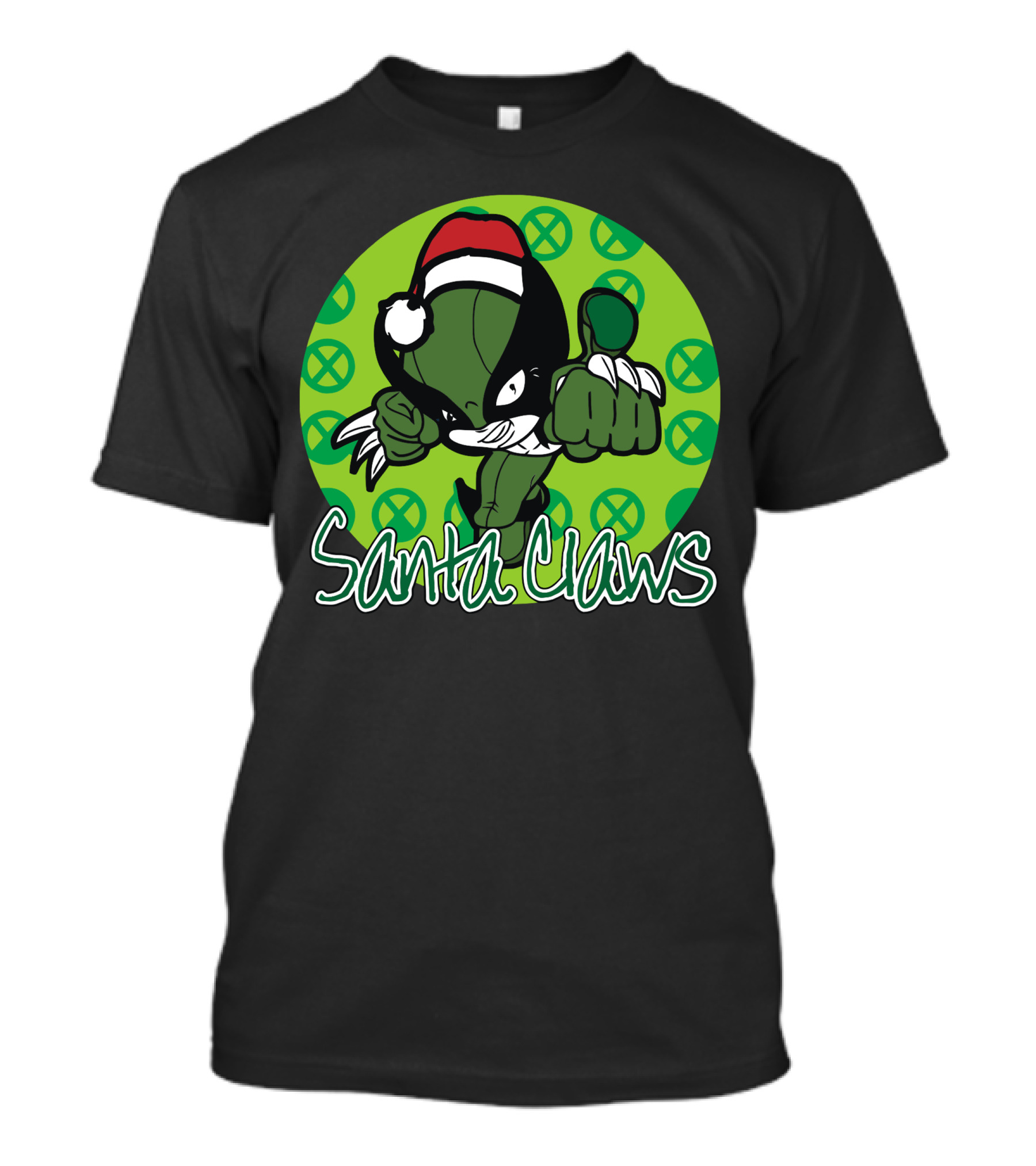 Santa Claws Christmas X-Men Wolverine T-Shirt