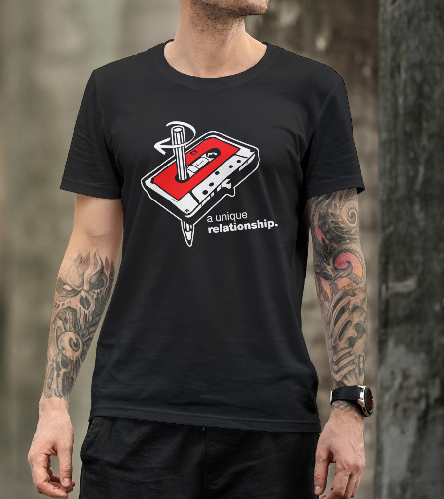 Pencil And Cassette Tape: A Unique Relationship T-Shirt