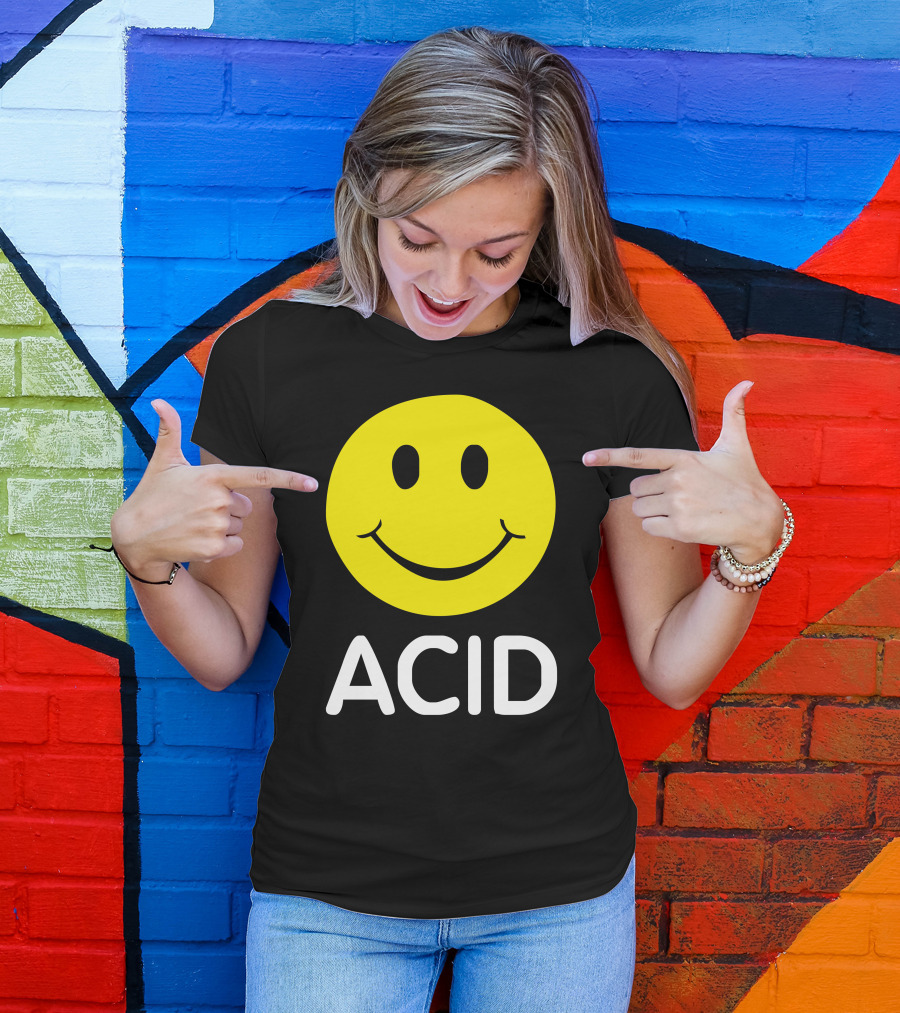Acid House Smiley Face 90s Iconic T-Shirt