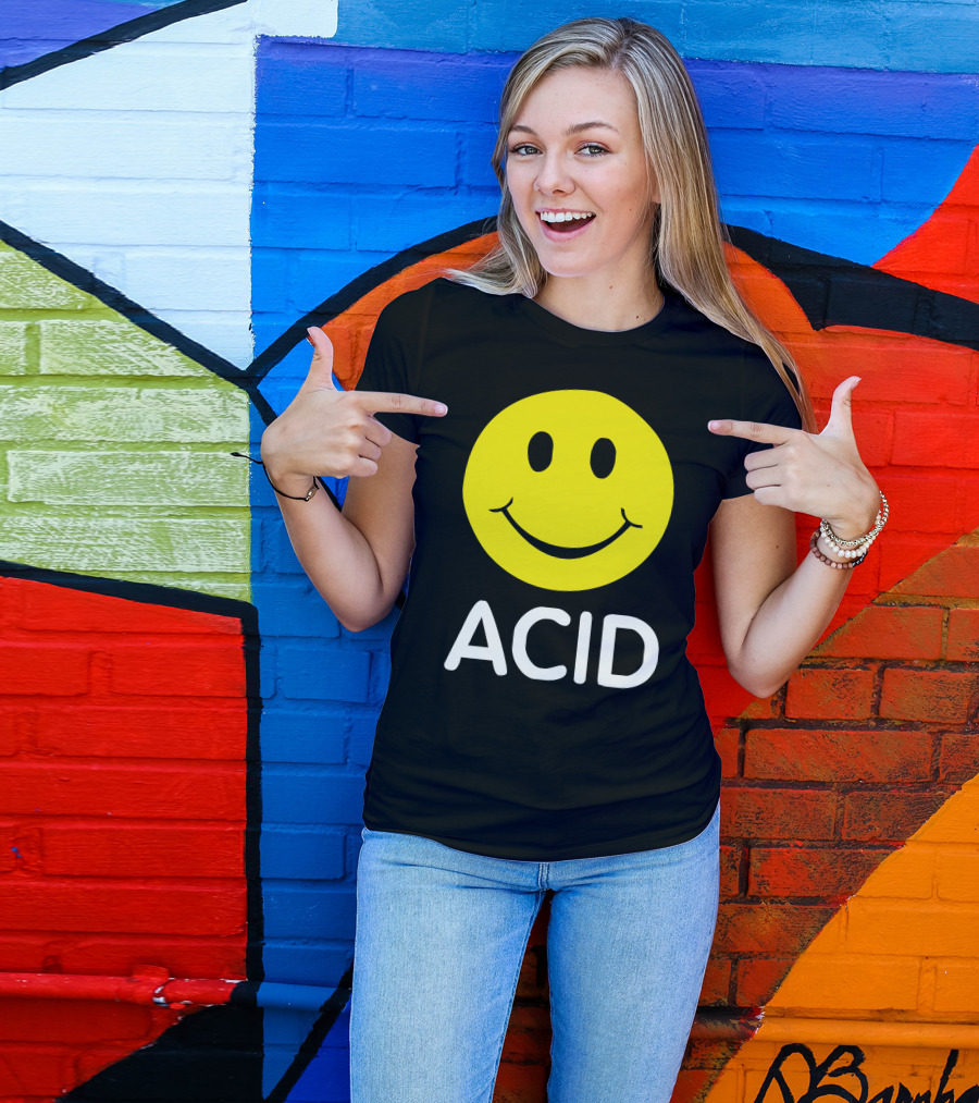 Acid House Smiley Face 90s Iconic T-Shirt