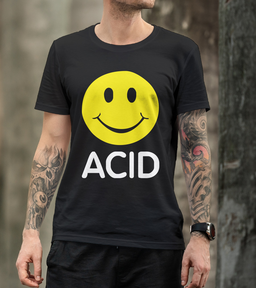 Acid House Smiley Face 90s Iconic T-Shirt