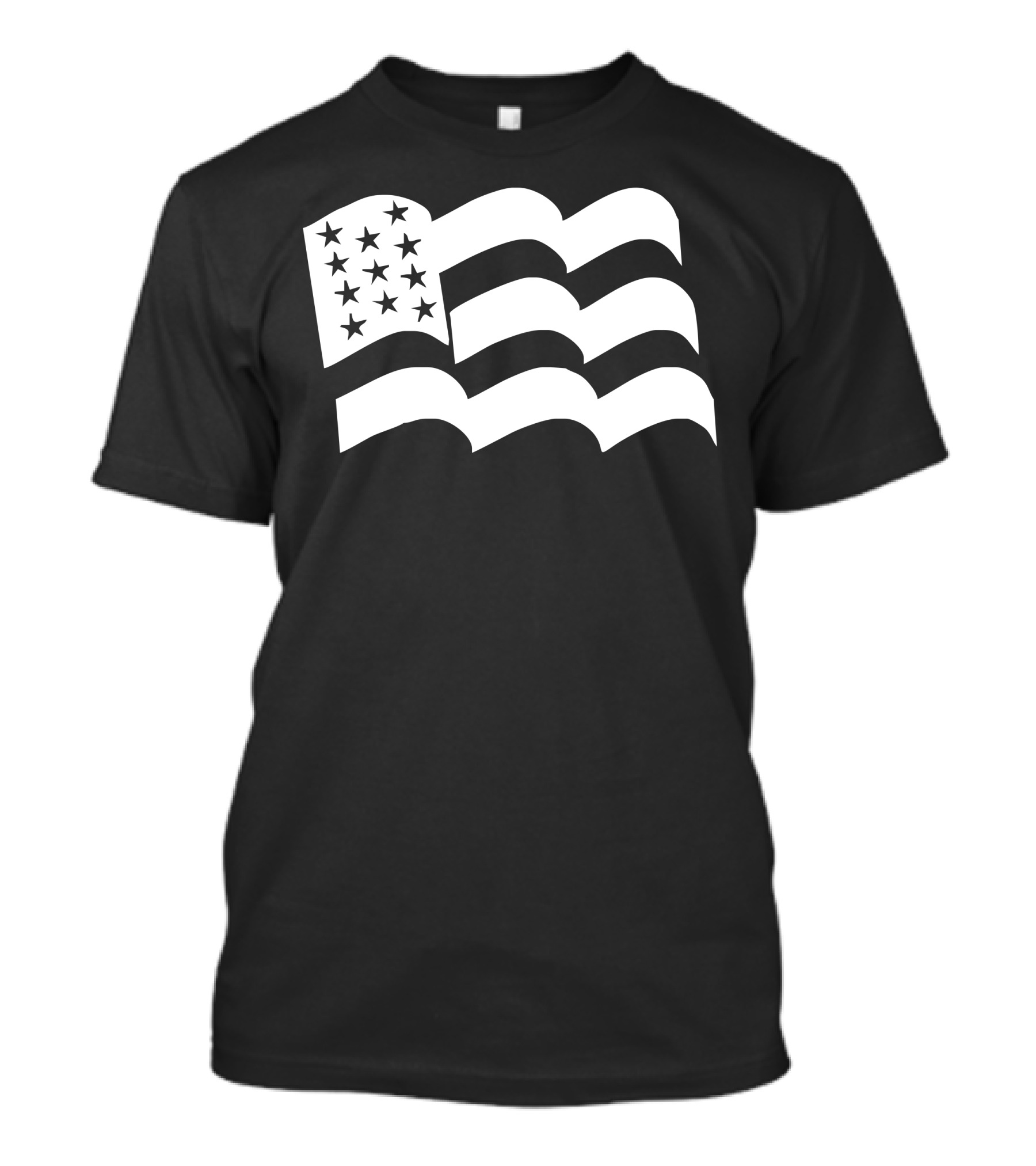 American Flag Stars United States Country Usa Vinyl Decal Sticker T-Shirt
