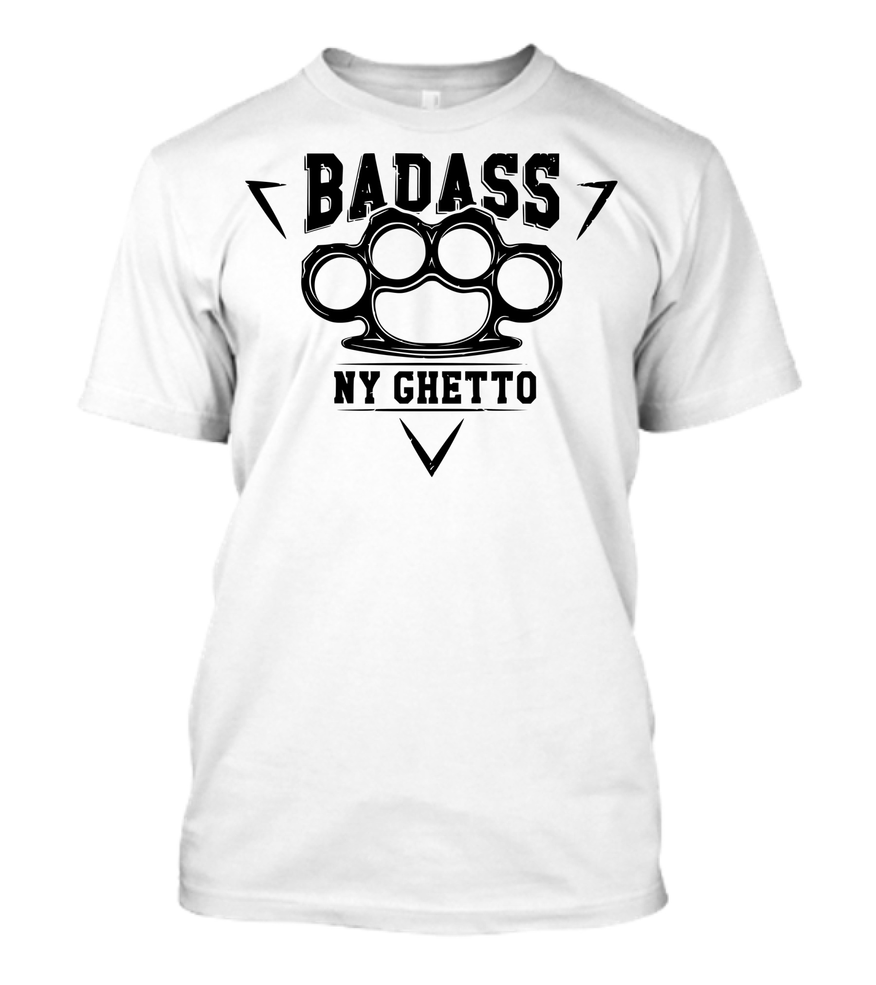 Badass NY Ghetto Brass Knuckles T-Shirt