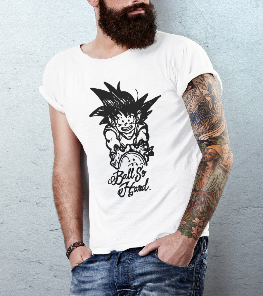 Ball So Hard Dragonball Goku Holding Dragon Ball T-Shirt