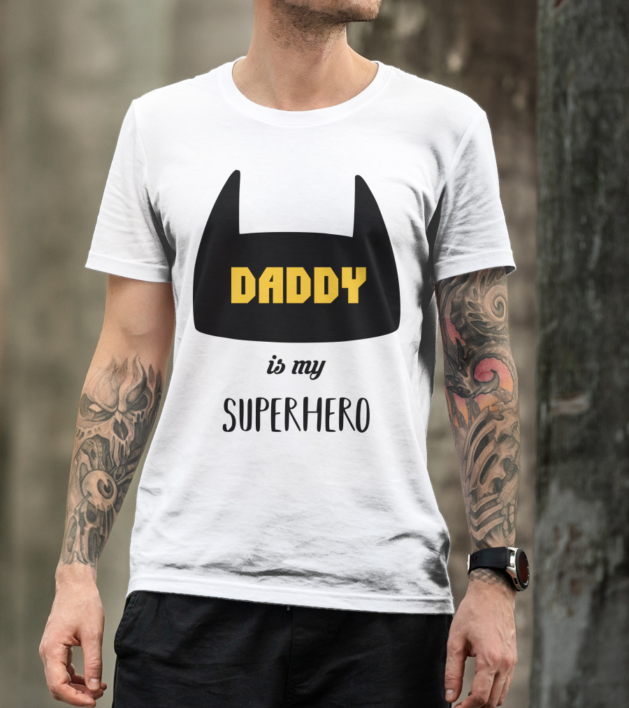 Daddy Bat Symbol Is My Superhero T-Shirt