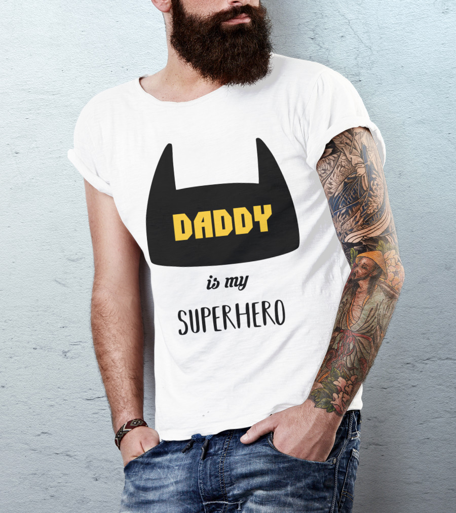 Daddy Bat Symbol Is My Superhero T-Shirt