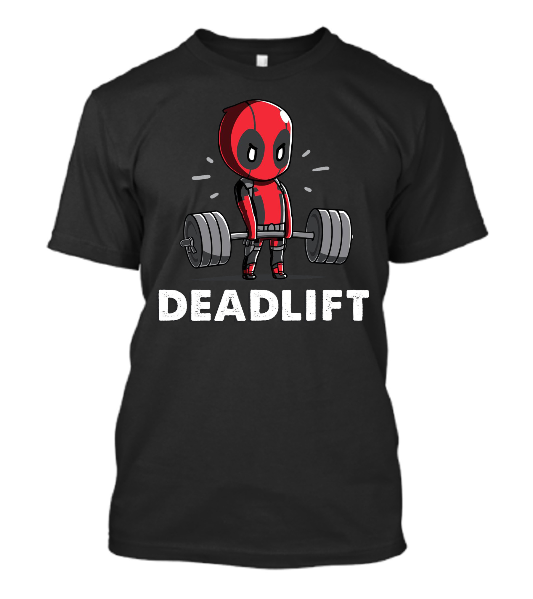 Deadlift Superhero Lifting Weights T-Shirt