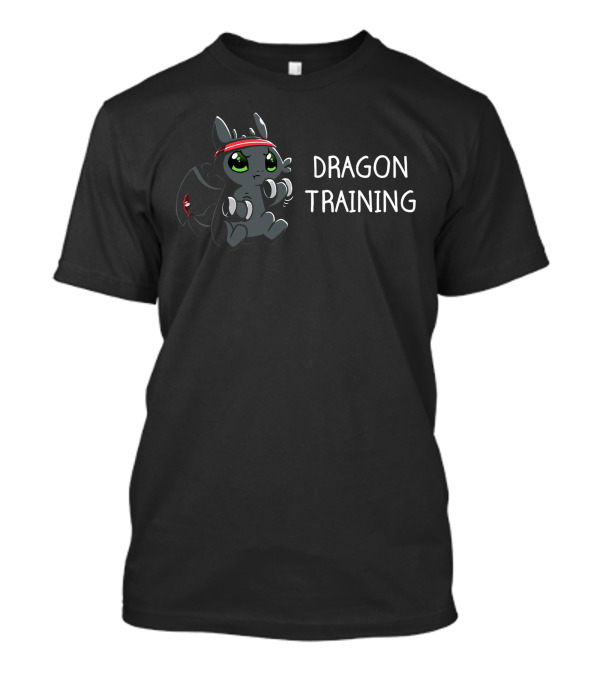 Toothless Dragon Training Cute Fitness Mascot T-Shirt