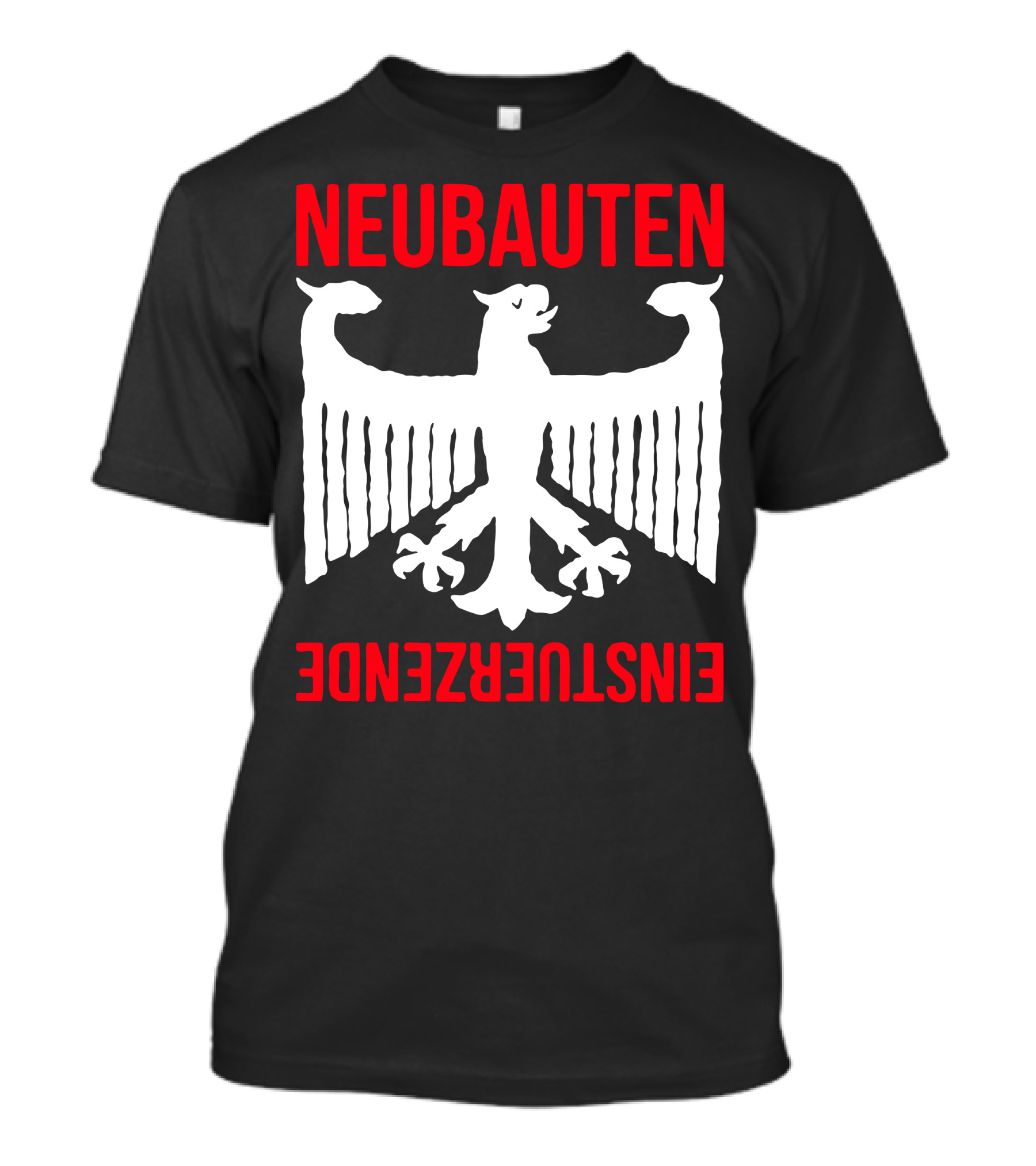 NEUBAUTEN Einsturzende Eagle Motif T-Shirt