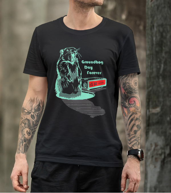Groundhog Day Forever Alarm Clock Retro Ws465 Best T-Shirt