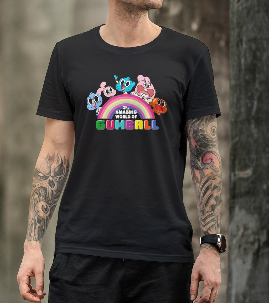 The Amazing World Of Gumball Rainbow Characters T-Shirt