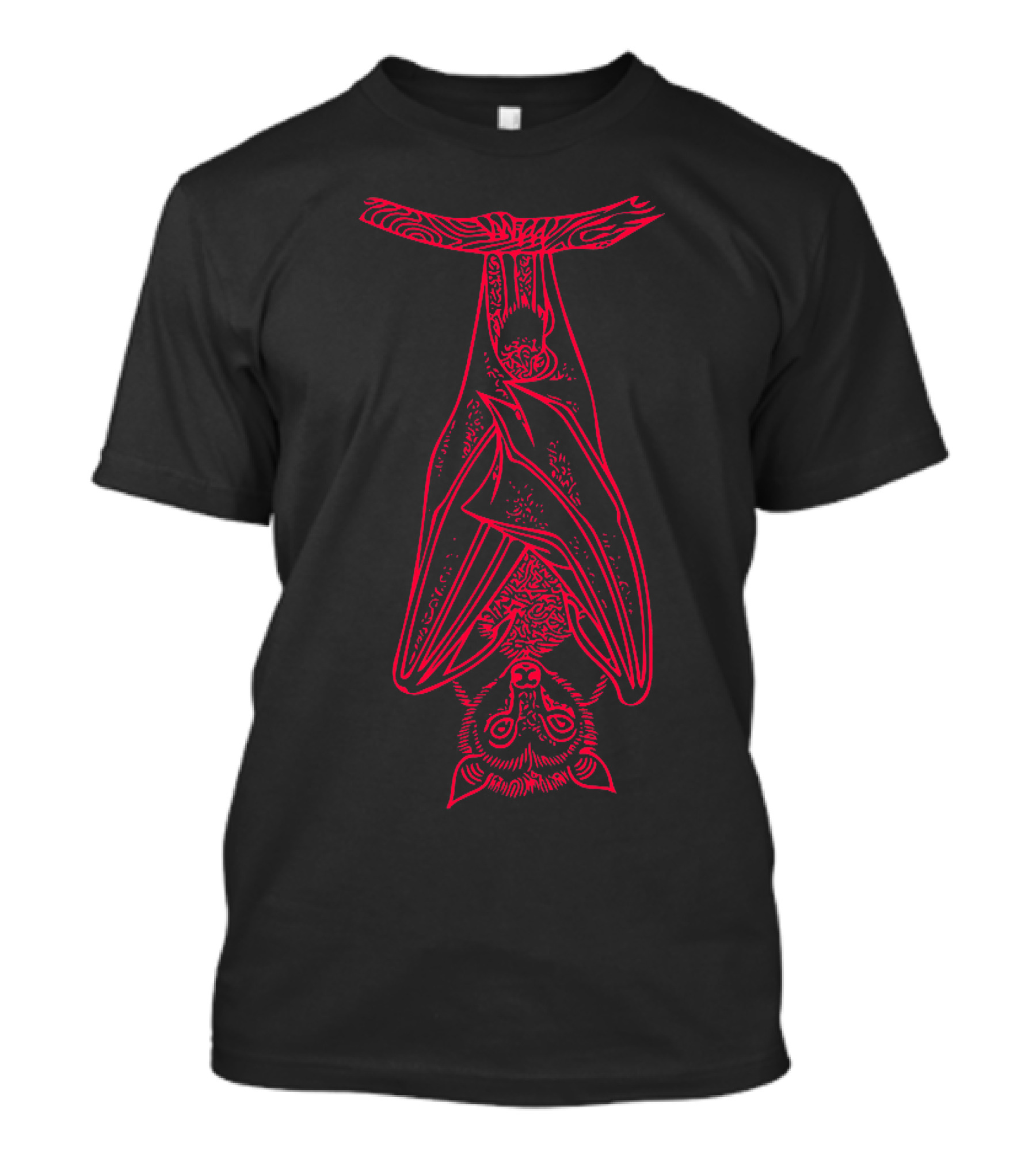 Hanging Around Upside Down Bat T-Shirt