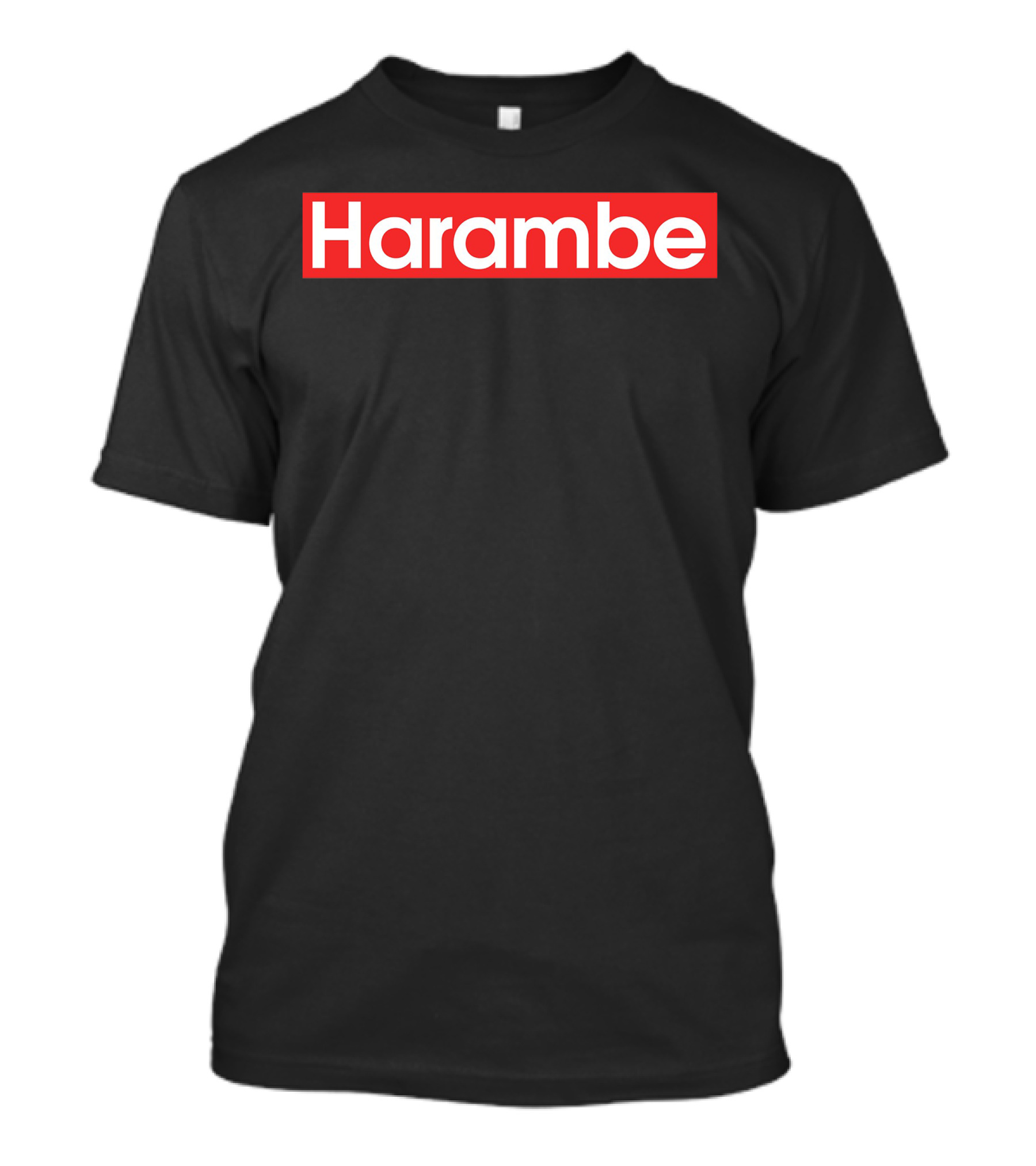 Harambe Gorilla Red Box T-Shirt