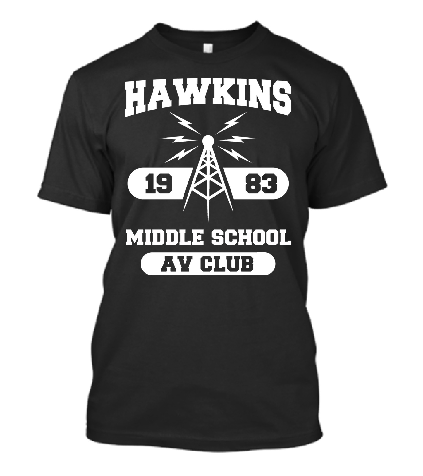 Hawkins Middle School AV Club 1983 T-Shirt