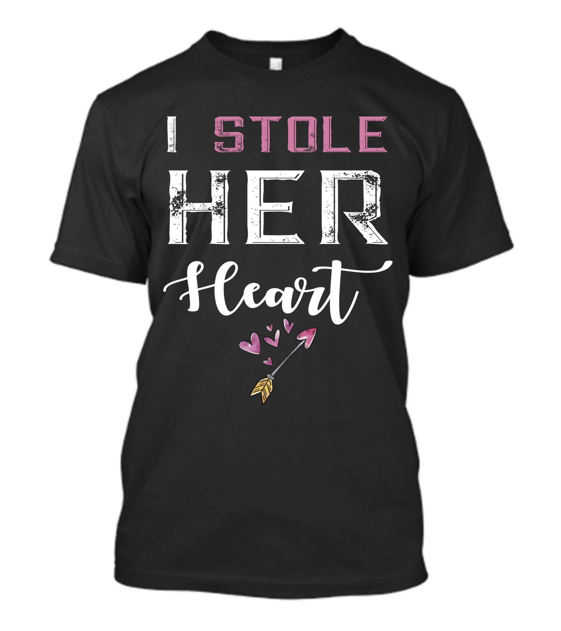 I Stole Her Heart Arrow Hearts T-Shirt