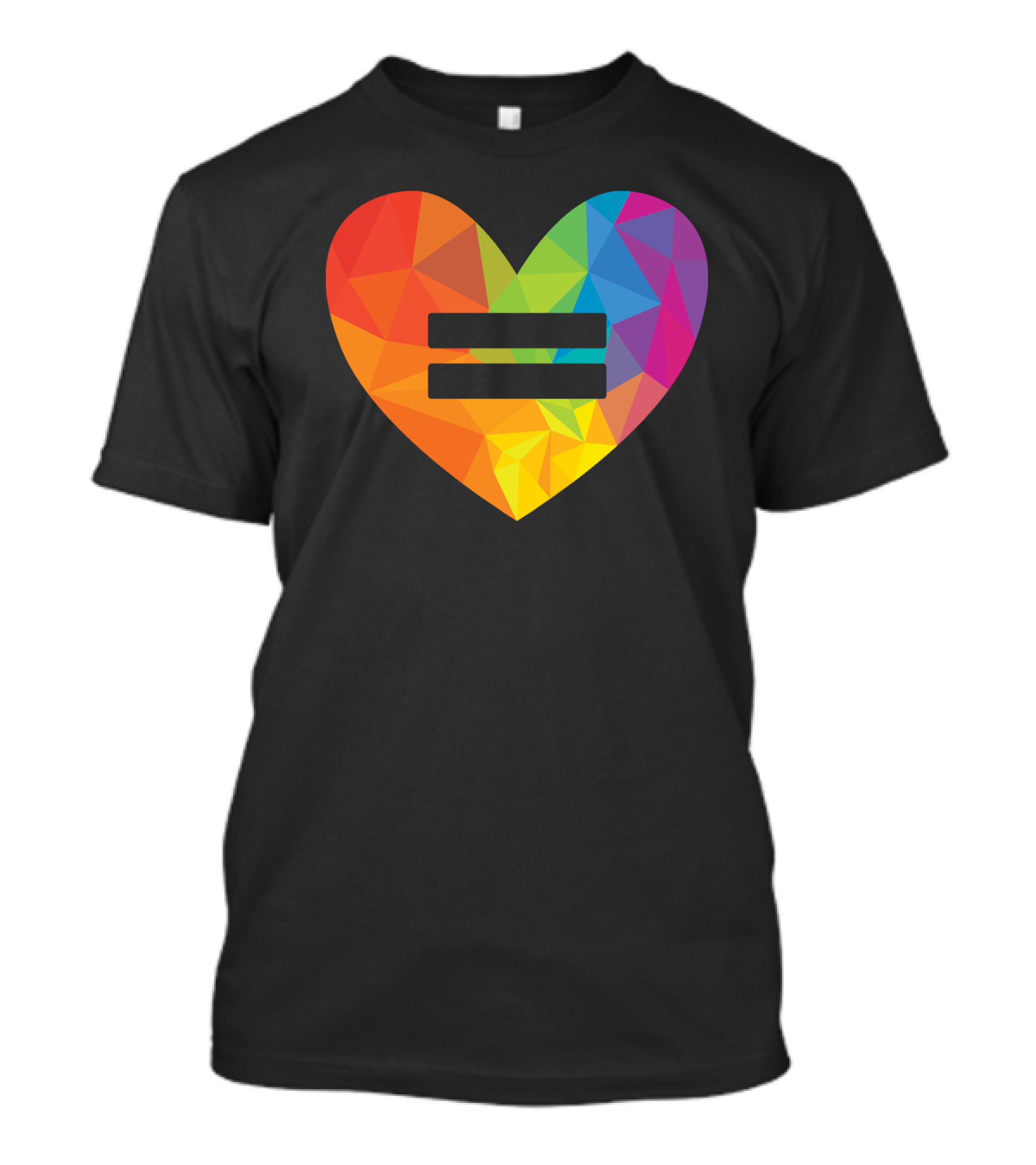 LGBT Heart Rainbow Equality T-Shirt